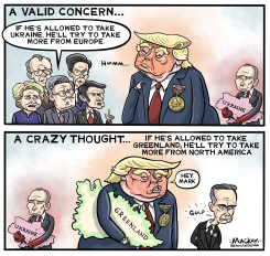 TRUMP CLAIMING CANADA IS JUST CRAZY by Graeme MacKay