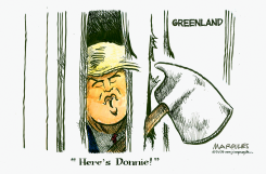 TRUMP DESIRE FOR GREENLAND by Jimmy Margulies