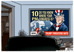 AS TRUMP THREATENS NATO WHERE IS CONGRESS by R.J. Matson
