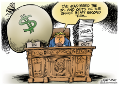 TRUMP HAS BEEN LINING HIS POCKETS by Paul Duginski