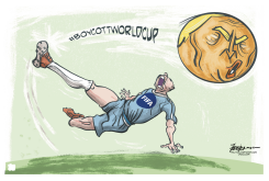 BOYCOTT WORLD CUP by Manny Francisco