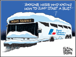 JUMP START A BUS by Terry Mosher
