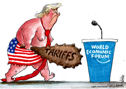 TRUMP IN DAVOS by Christo Komarnitski