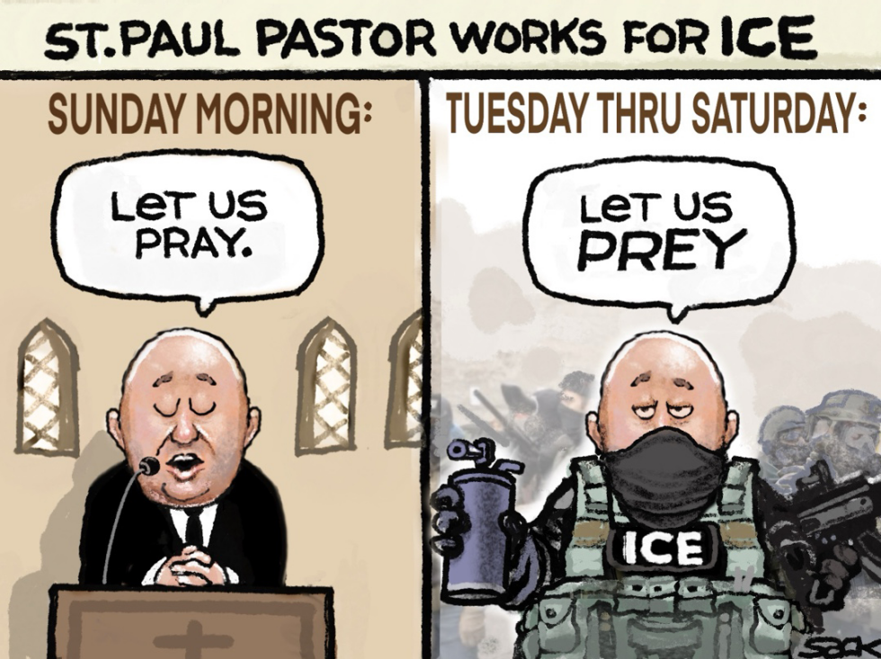 Let Us Prey --NEW STEVE SACK CARTOON!