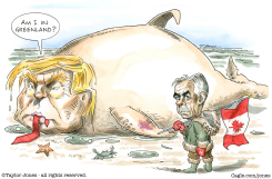 PRIME MINISTER MARK CARNEY AND WHALE by Taylor Jones