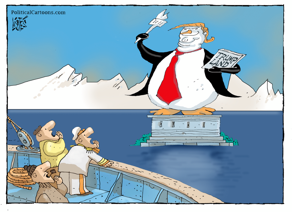 PENGUIN OF LIBERTY IN TRUMPLAND