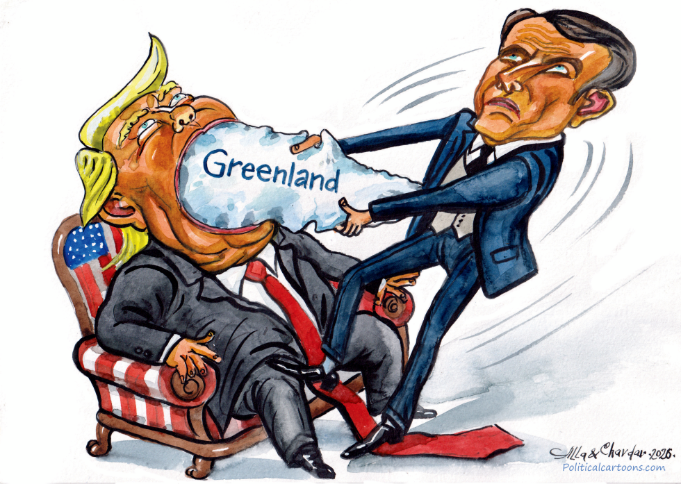 Trump choked on Greenland