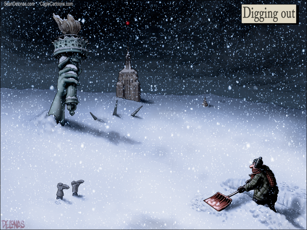 Digging Out after the Blizzard