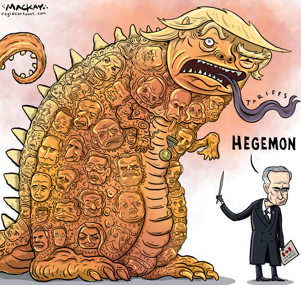 Mark Carney points out the "Hegemon"