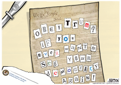 AG BONDI RANSOM NOTE TO OCCUPIED MINNESOTA by R.J. Matson