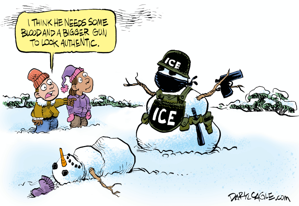 Kids Suggest Blood and Bigger Gun to Make ICE Snowman Authentic