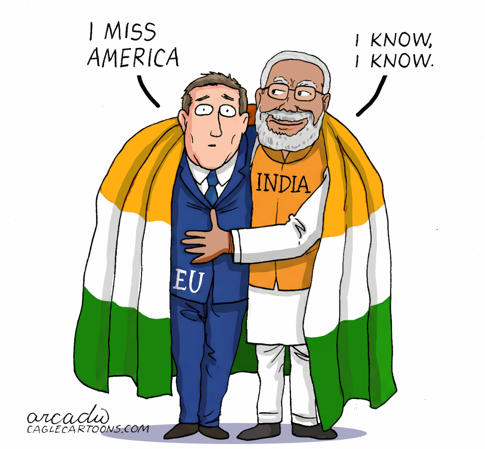 Europe falls into India’s arms.