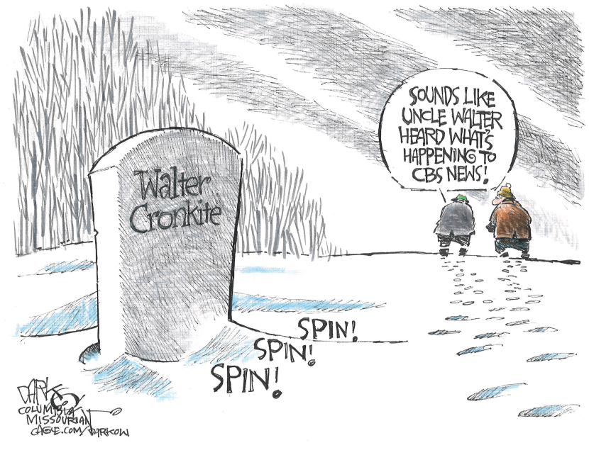 Walter Cronkite Spins in Grave Over CBS News Changes