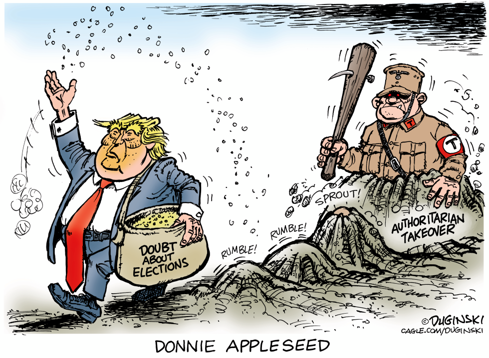 Trump sowing doubt about voting
