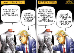 TRUMP DISTRACTIONS by Dave Whamond