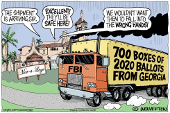 GEORGIA 2020 BALLOTS TRUCKED TO MAR-A-LAGO by Monte Wolverton