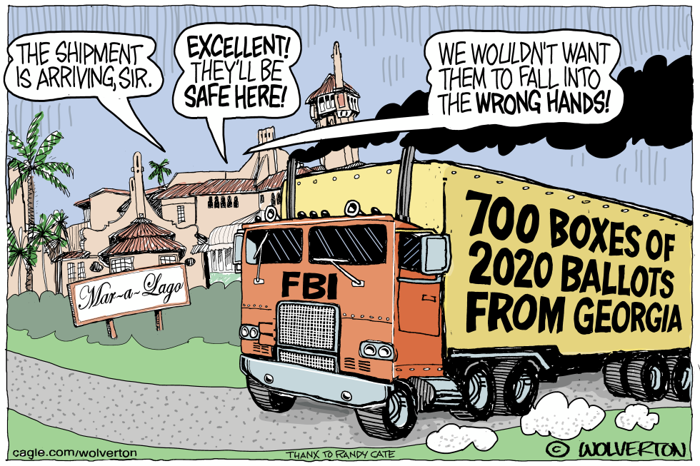 Georgia 2020 Ballots Trucked to Mar-a-Lago