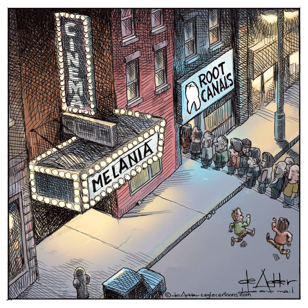 Melania the movie is not being attended