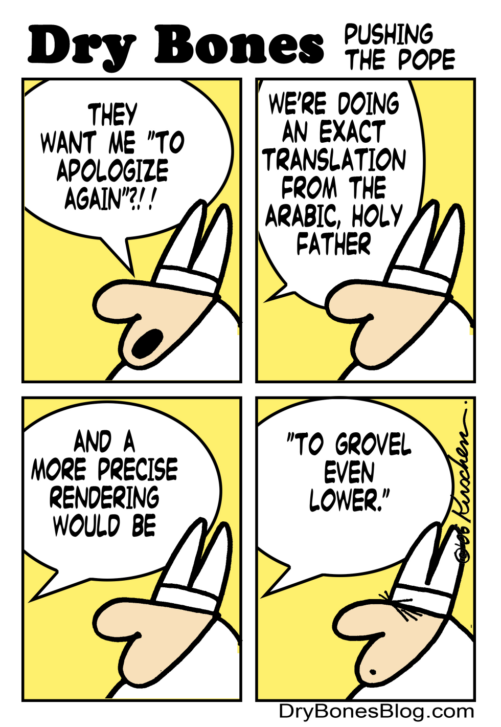 The Pope Apologizes