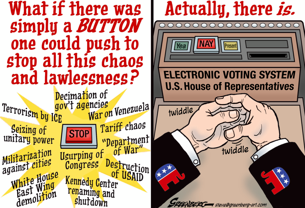 A GOP voting button could stop Trump's worst chaos