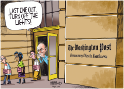 WASHINGTON POST LAYOFFS by Dave Whamond