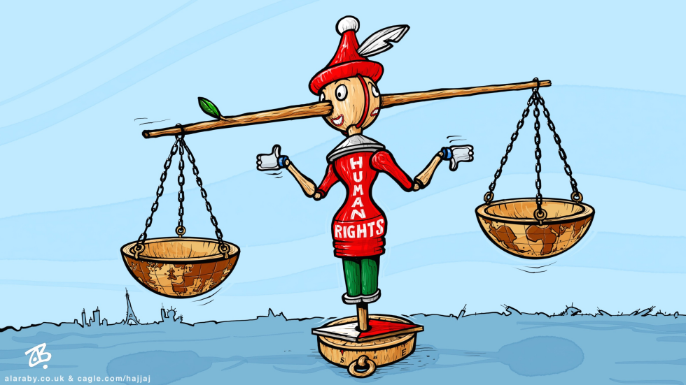 Human Rights Pinocchio Balance New World Order
