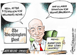 WASH POST CUTS AND LAYOFFS by Dave Granlund