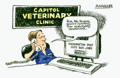 WASHINGTON POST JOB CUTS by Jimmy Margulies