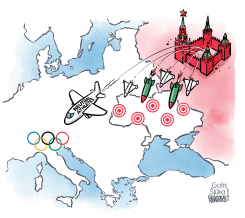NEUTRAL ATHLETES FLY TO THE OLYMPICS by Gatis Sluka