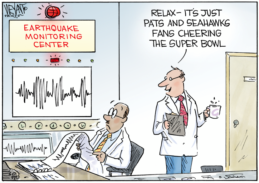 Super Bowl Earthquake