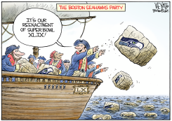 THE BOSTON SEAHAWKS PARTY by Christopher Weyant