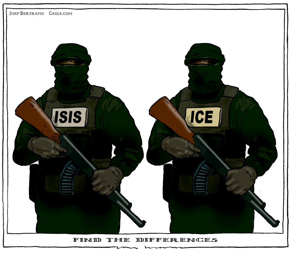 differences between face covered monsters