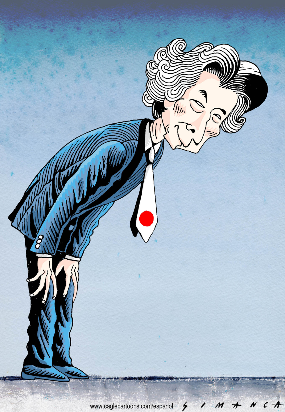  JUNICHIRO KOIZUMI  / CARICATURE by Osmani Simanca