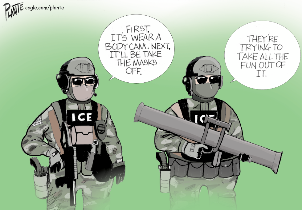 ICE Agents Discuss Body Cams and Masks During Operations