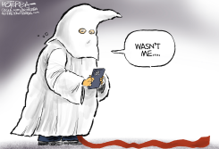 TRUMP'S RACIST POST by Jeff Koterba