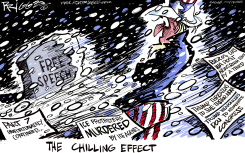 THE CHILLING EFFECT by Milt Priggee