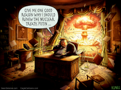 NUCLEAR TREATY EXPIRES by Sean Delonas