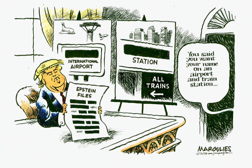 Trump wants airport and train station naming