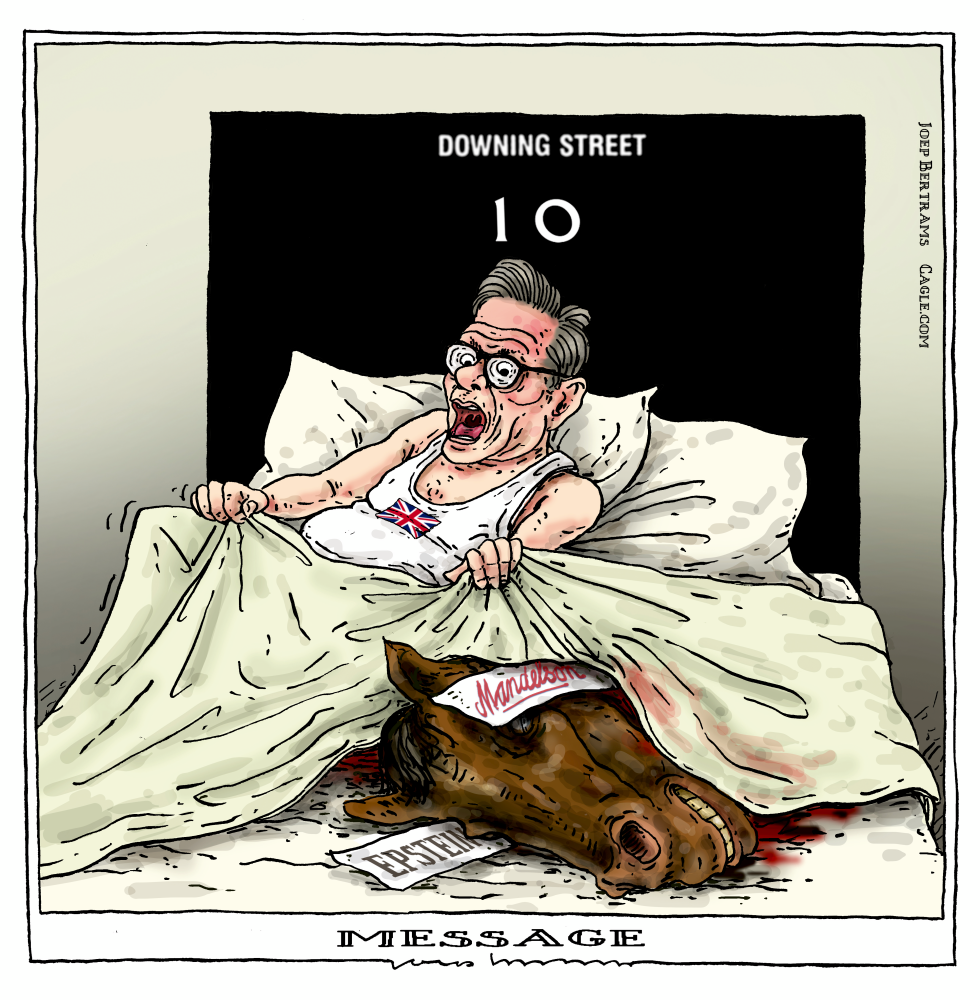 Epstein horse head in bed Keer Starmer