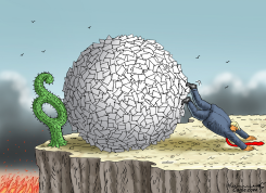 EPSTEIN FILES DUNG BEETLE by Marian Kamensky