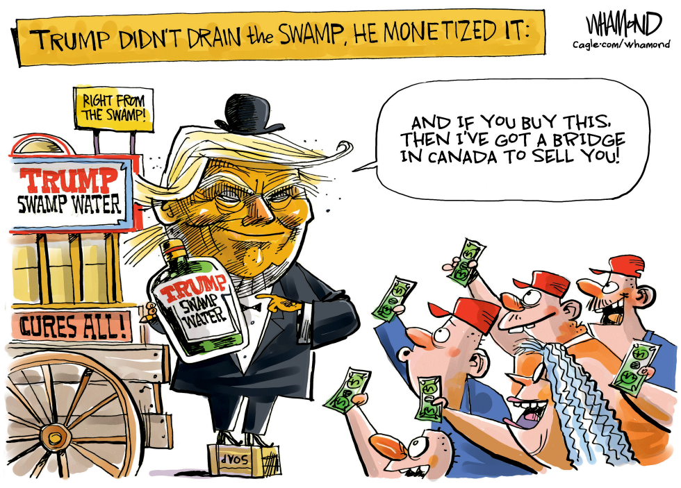 Draining the swamp water