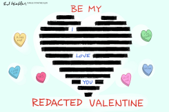 BE MY REDACTED VALENTINE by Ed Wexler