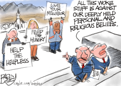 DEEPLY HELD BELIEFS by Pat Bagley