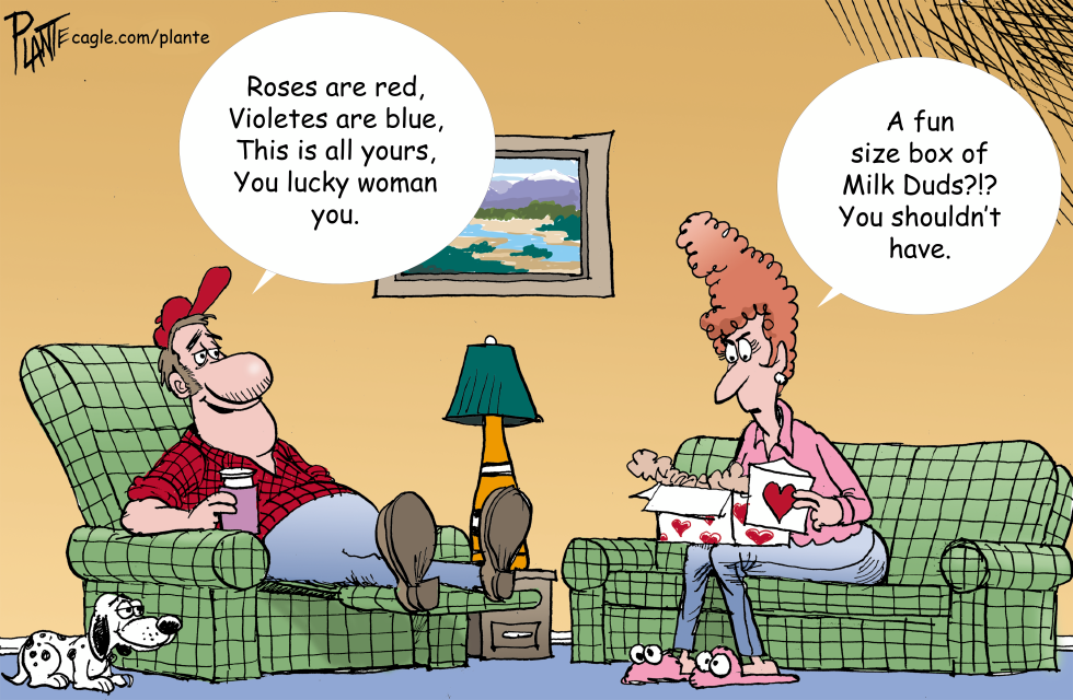 Bubba takes a stab at some Valentines Day poetry