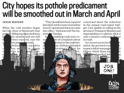 POTHOLE PREDICAMENT by Terry Mosher