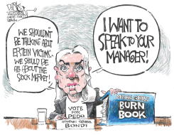 PAM BONDI MEAN GIRL by John Darkow