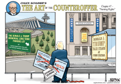 SENATOR SCHUMER MAKES COUNTEROFFER TO TRUMP by R.J. Matson