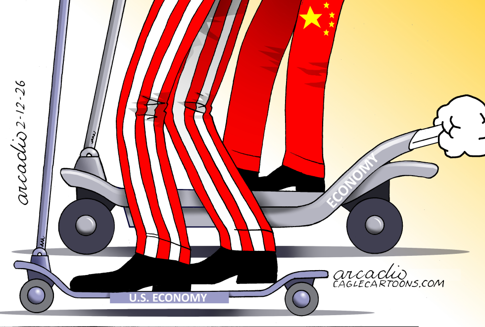 The Chinese economy is advancing strongly.