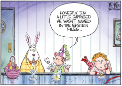 CUPID'S NOT ON THE LIST by Christopher Weyant