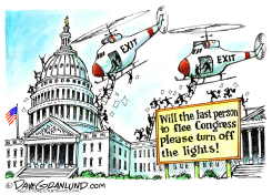CONGRESS EXODUS by Dave Granlund